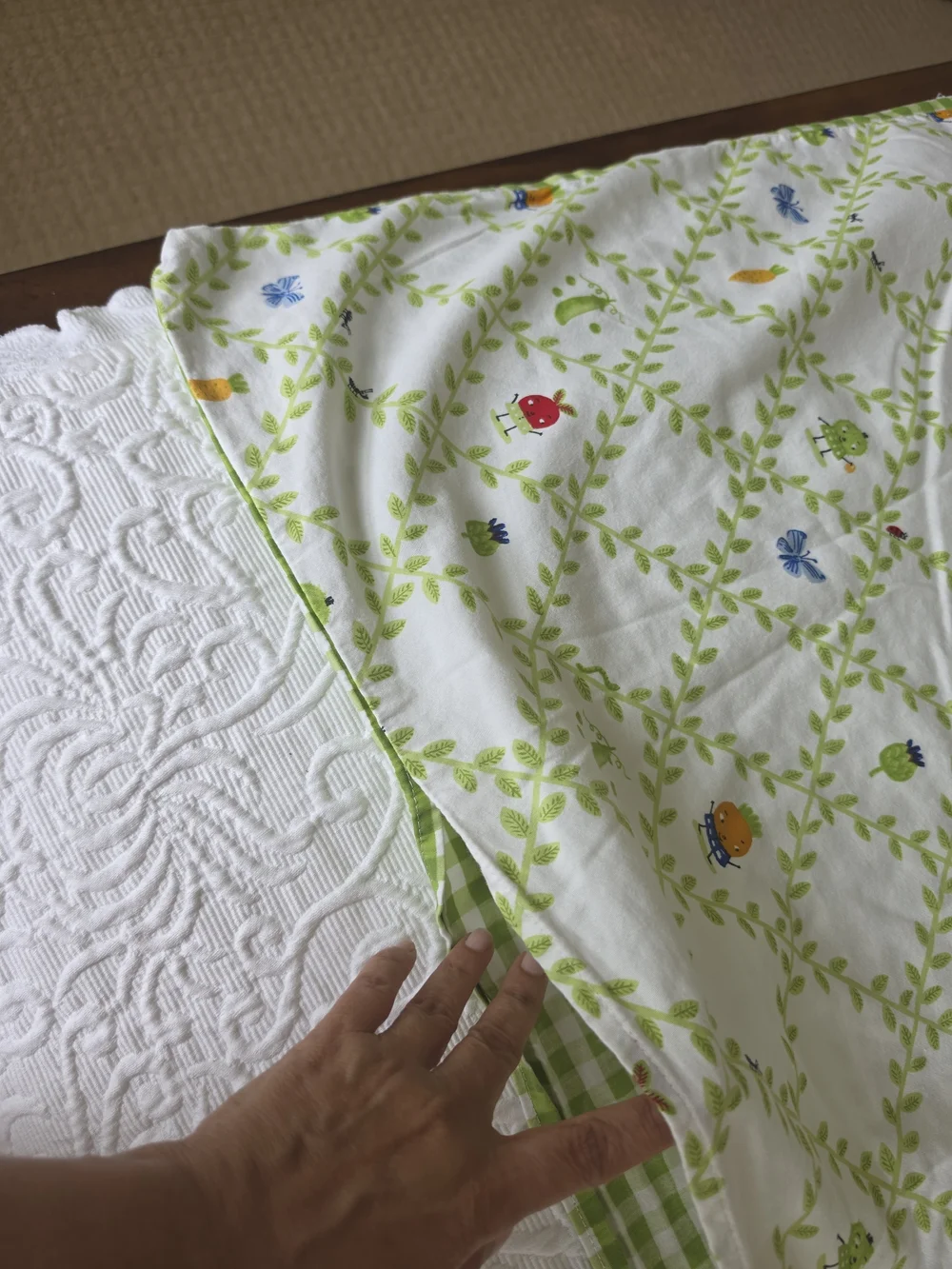 Whimsical Garden Print Kids Duvet/ And Padding IKEA 39×44